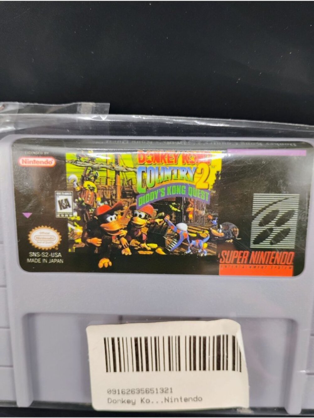 Donkey Kong Country 2: Diddys Kong Quest Super Nintendo SNES Game Re Release